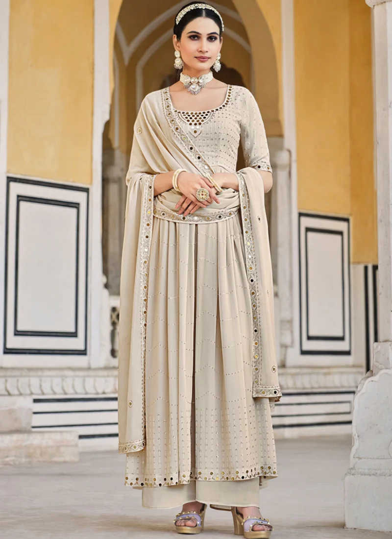 Latest Designer Party Wear Palazzo Suits Online 2